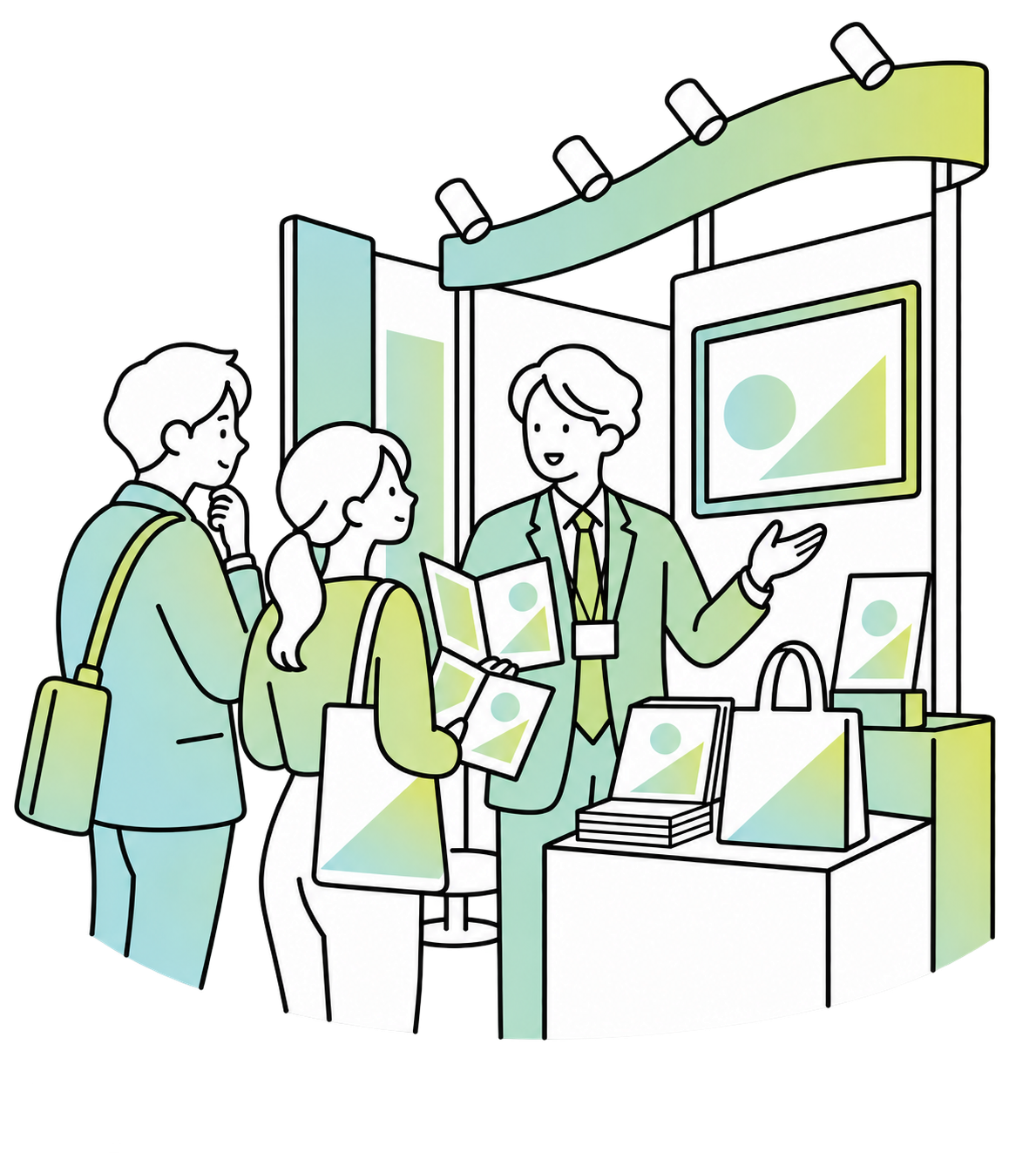 展示会や販促物を企画するチーム